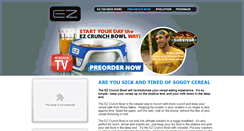 Desktop Screenshot of ezcrunchbowl.com